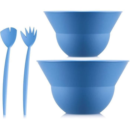 Set of 2 bowls 3 L and 4.9 L with salad servers - BODUM - Topee - Matisse