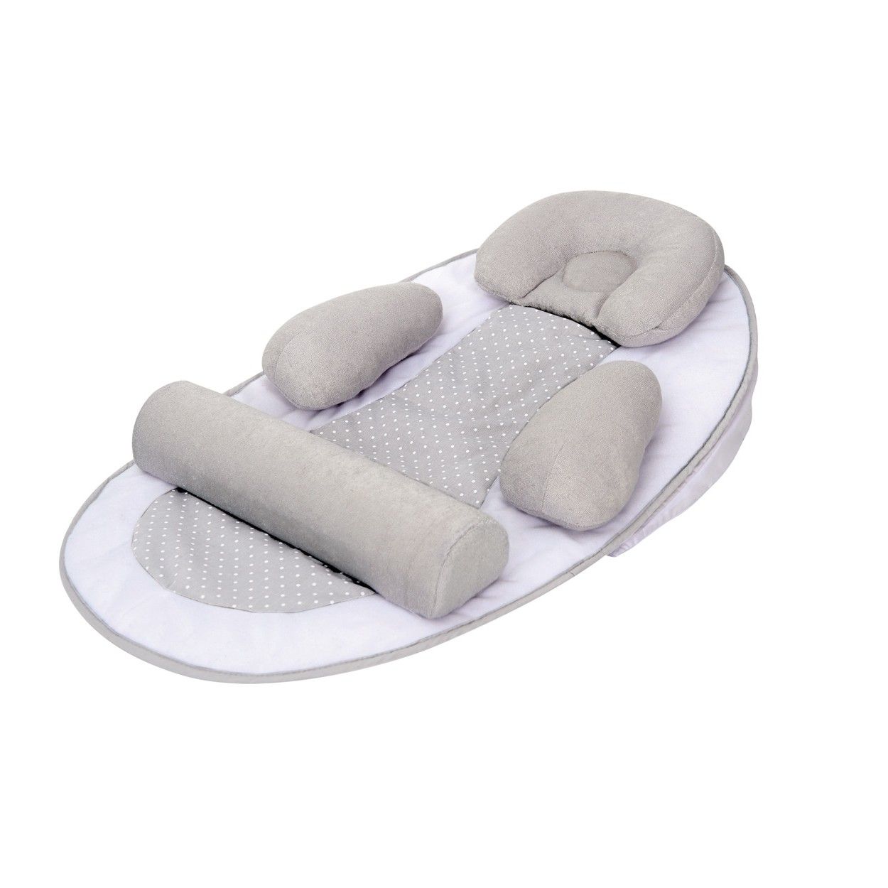 Tinéo - Baby sleep cocoon, Baby wedge, tilted 10 °, scalable, adjustable, removable, 0-3 months, Baby Tete hold, 58x40cm