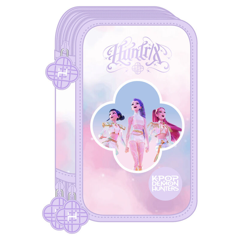 Demon Hunters Kpop Artist triple pencil case 37pcs