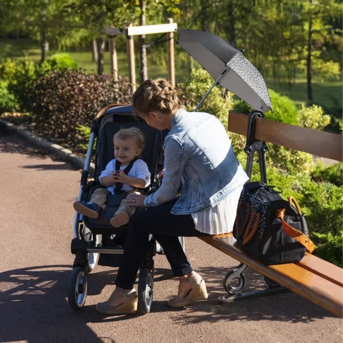 BADABULLE Black Umbrella Anti UV 50+