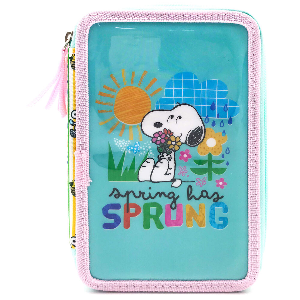 Peanuts Snoopy triple pencil case