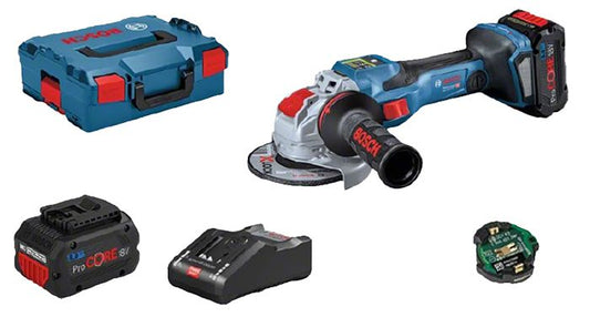BOSCH Professional GWX 18V-15 SC BOSCH BOSCH BOSSE 2 batteries 8.0AH GAL 18V-60 C + L-BOXX X-LOCK