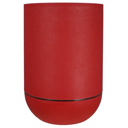Flower box - RISS - RIVIERA GRANIT TULIPE - Plastic - Diameter 50 cm - Red