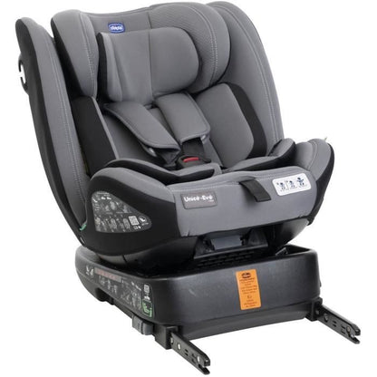 Car seat - CHICCO - UNICO EVO - Group 0/1/2/3 - I-Size - Reclining - Reducer - Grey Black