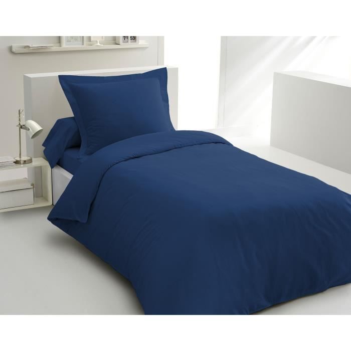 LOVELY HOME DUVET SET - 140x200 cm - 100% COTTON - BLUE