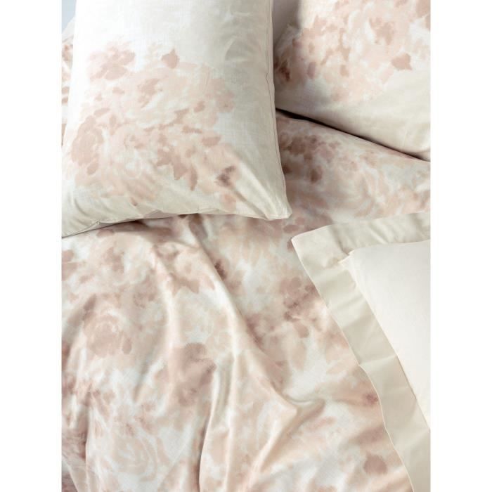 Bedding set - 1 duvet cover 220 x 240 cm + 2 pillowcases 60 x 60 cm - 100% cotton - Beige