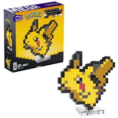 MEGA-Pokémon-Pikachu-400-Piece Retro Building Set - MEGA Pokémon - HTH74