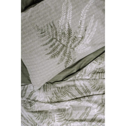 Bedding set - 1 duvet cover 220 x 240 cm + 2 pillowcases 60 x 60 cm - 100% cotton - Khaki