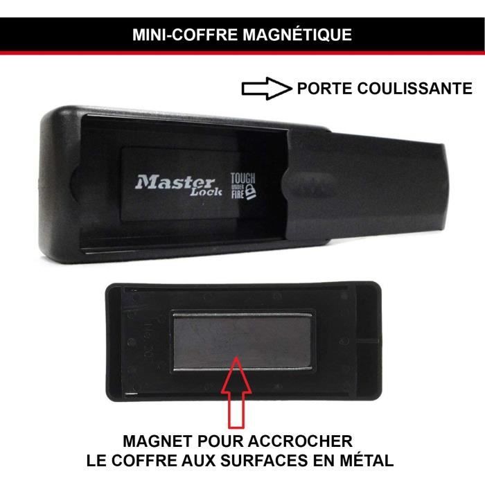 Master Lock Mini Magnetic Key Box - Cachette to hide the car key