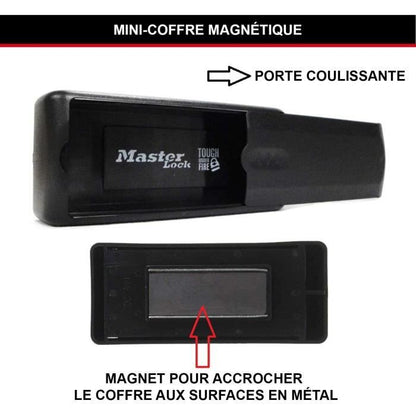 Master Lock Mini Magnetic Key Box - Cachette to hide the car key
