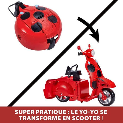 Miraculous Switch'n go scooter + Ladybug Lucky Charm BANDAI articulated doll 26 cm - P50668