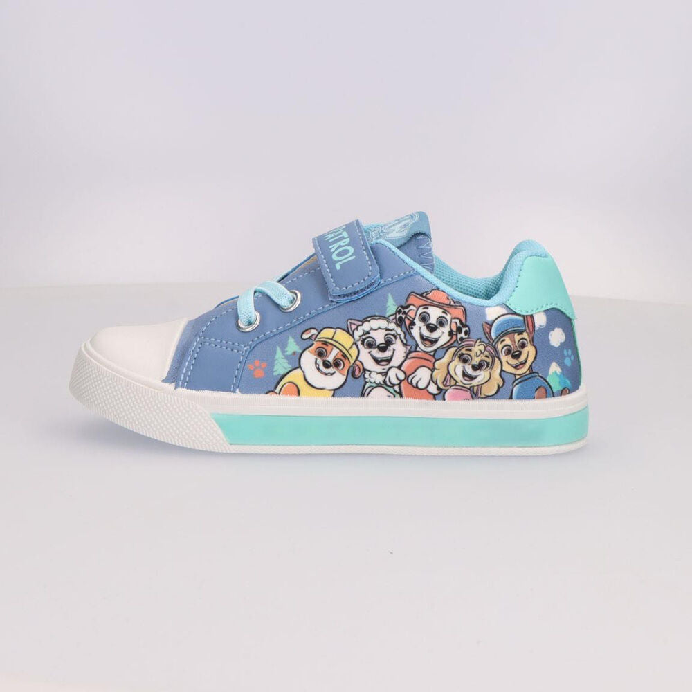 Paw Patrol canvas trainers with lights