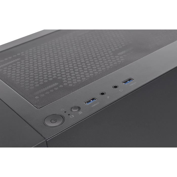 Mid-Tower PC Case without PSU - THERMALTAKE View 200 TG ARGB (Black) - ATX/Micro ATX - 3x120mm A-RGB - USB 3.0/2.0 - Tempered Glass