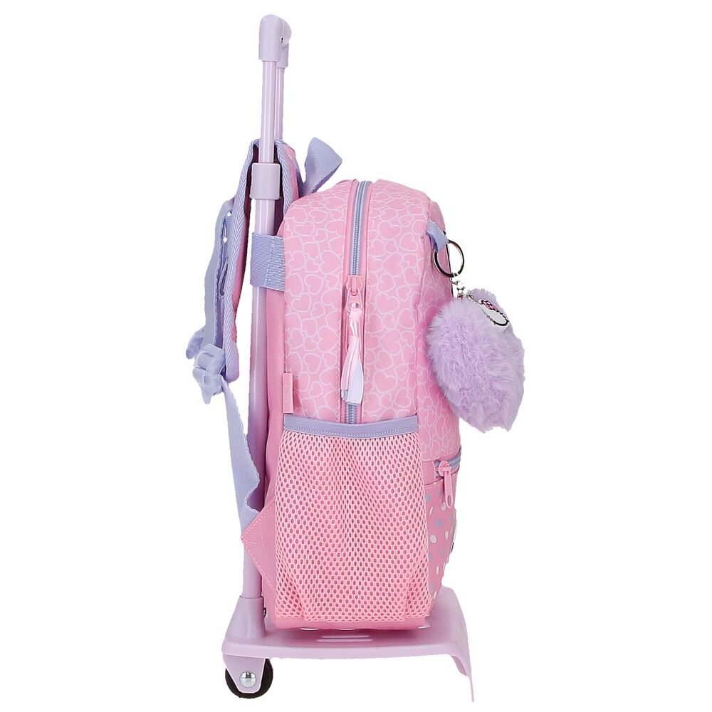 Hello Kitty Hearts & Dots trolley 28cm