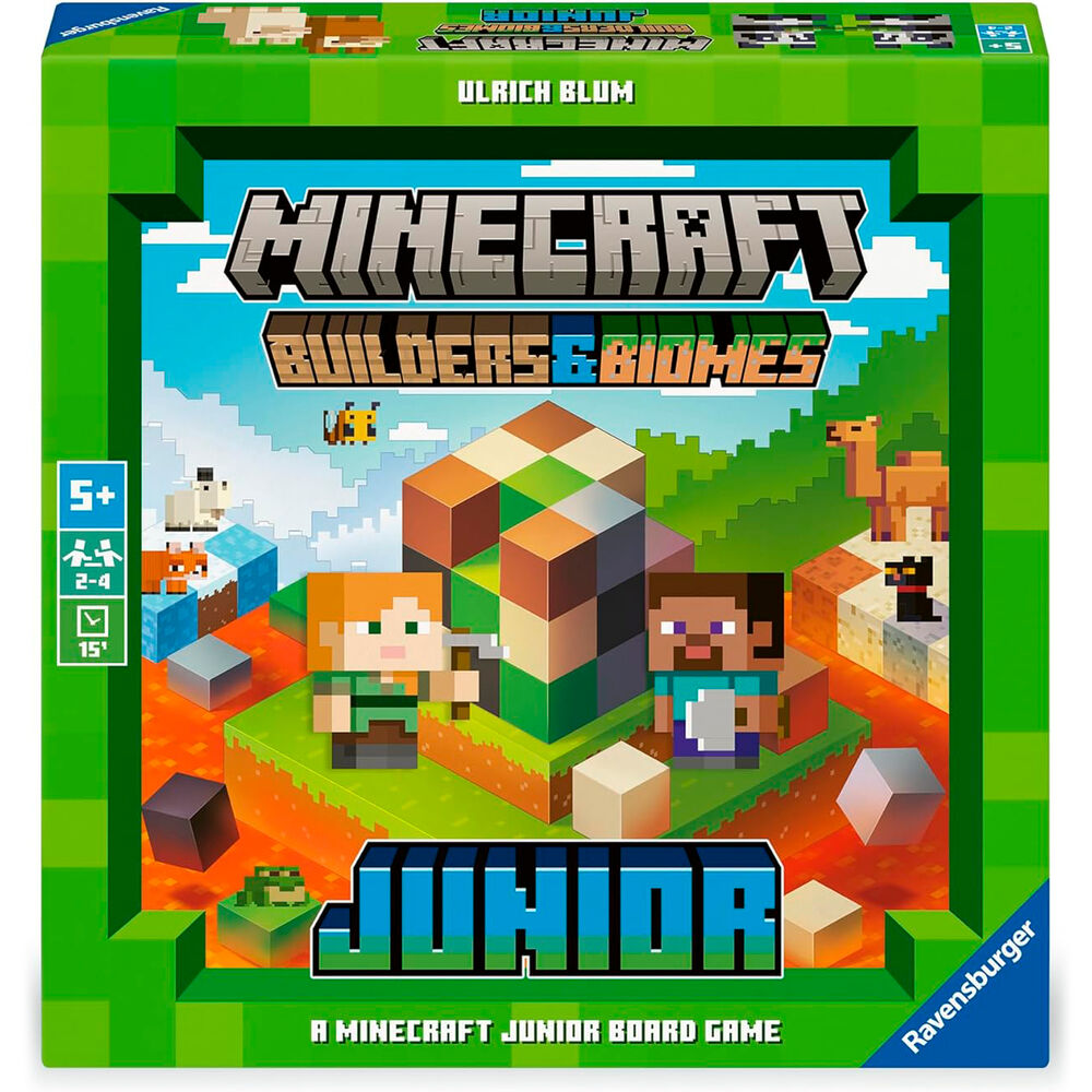 Minecraft Junior Builders & Biomes board game