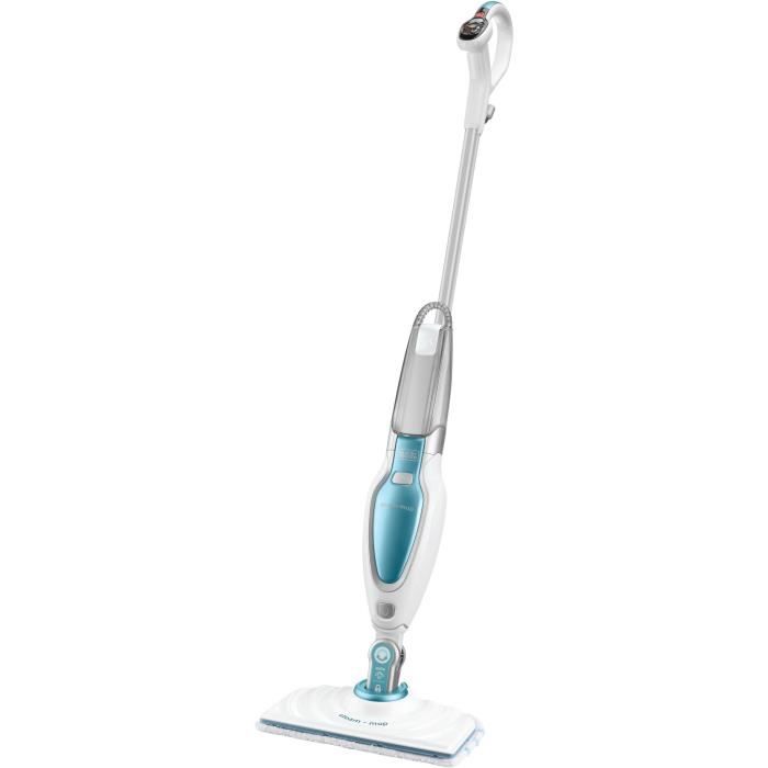 Black + Decker - FSM16CD -QS - Steam cleaner 3 in 1 1600W - 2 microfibers + 1 accessory for carpet included - 6m cable