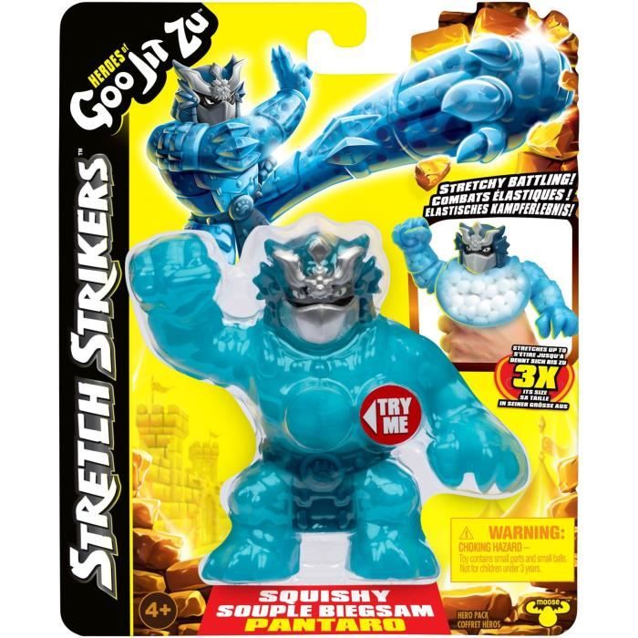 Stretch Strikers 11cm Figure (Random Asst) - HERoeS OF GOO JIT ZU - Slimy Heroes with Warrior Armor