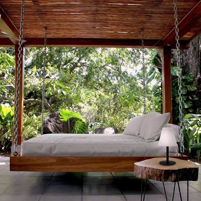 Solar and rechargeable table lamp - LUMISKY - STANDY MINI SOLAR RGB - H36 cm - Dimmable multicolor LED