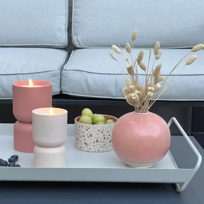 Outdoor table lamp - BRILLIANT - LOVERE - Candle shape - Plastic - 3 W - Beige and light brown