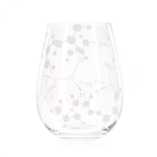 Chemistry Themed 21oz Stemless Wine Glass