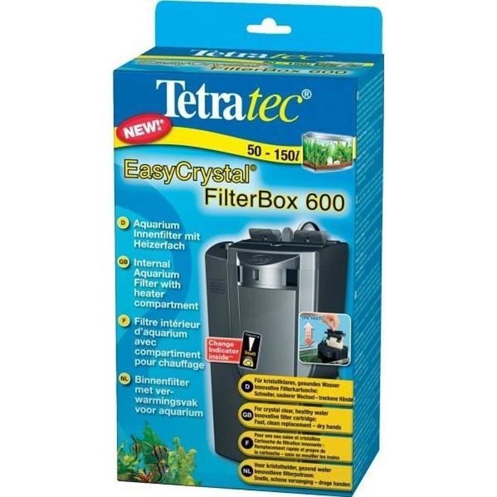 Tetra EasyCrystal Filterbox 600 Interior filter - 600 L/H - For aquariums from 50 to 150 liters