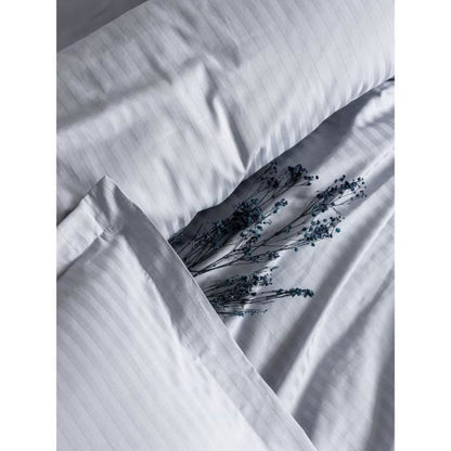 Bedding set - 1 duvet cover 220 x 240 cm + 2 pillowcases 60 x 60 cm - 100% cotton satin - Grey
