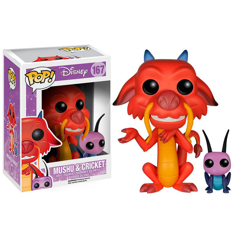POP Figure Disney Mulan Mushu & Cricket