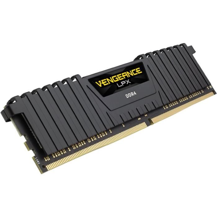 CORSAIR DDR4 PC Memory - Vengeance LPX 16 GB (2 x 8 GB) - 2666 MHz - CASE 16 (CMK16GX4M2A2666C16)