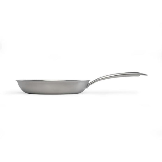 Brigade - 20 cm stainless steel frying pan - LIVOO - MEP157 - Triply stainless steel - Suitable for all hobs including induction - Made in France