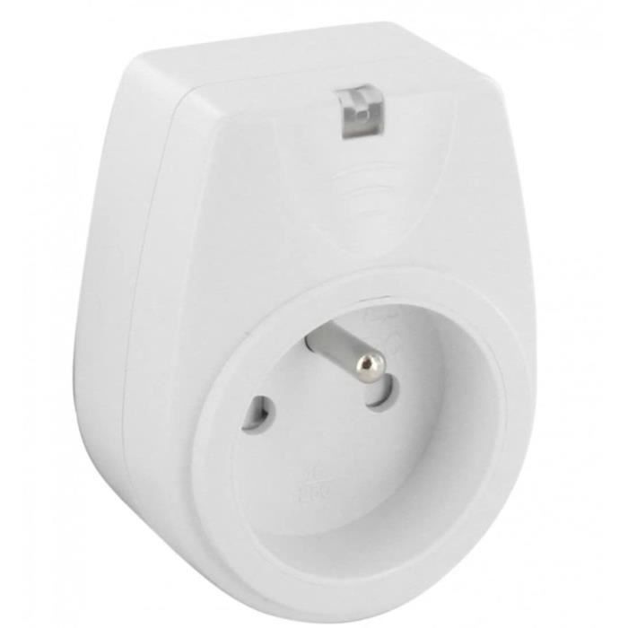 Chacon kit of 2 on/off remote -controlled sockets with remote control