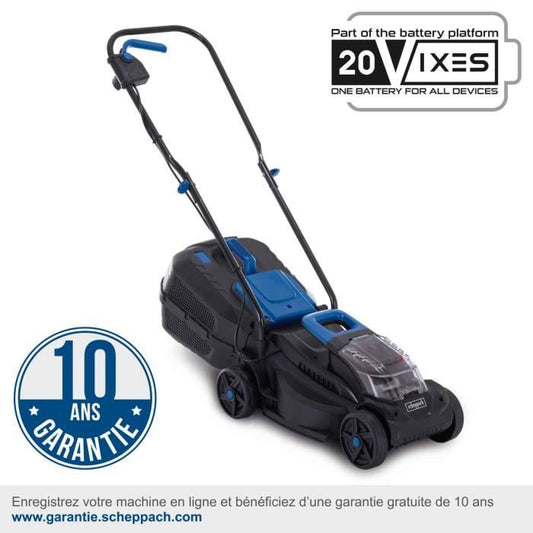 BC-MP320-X cordless lawnmower - 32cm cutting + mulching + collection + adjustable height - SCHEPPACH 20V IXES - without battery or charger