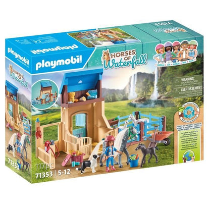 PLAYMOBIL 71353 Amelia & Whisper with horse box - Horses of waterfal - Ages 5 and up