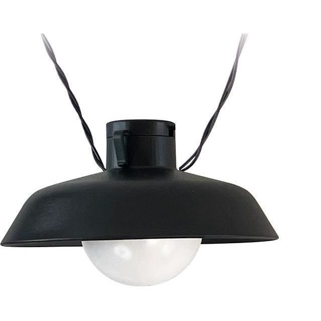 Solar garland - Luna - 5 m - Black - 10 bulbs - 50 lumens - USB rechargeable