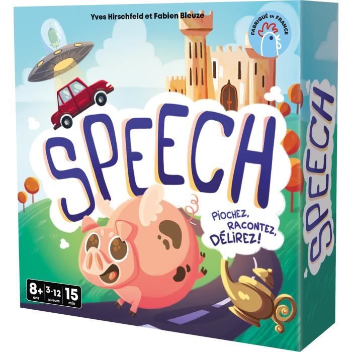 Speech - Asmodee - Invent a story - 4 game modes - 15 minutes - Ages 8 and up