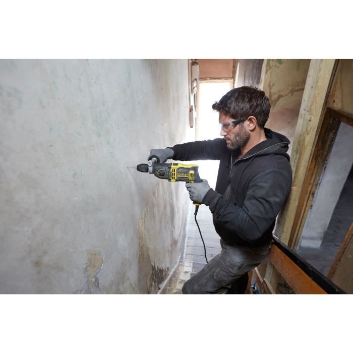 Impact drill - STANLEY FATMAX - FMEH850K-QS - 850W - 13mm - 2 speeds