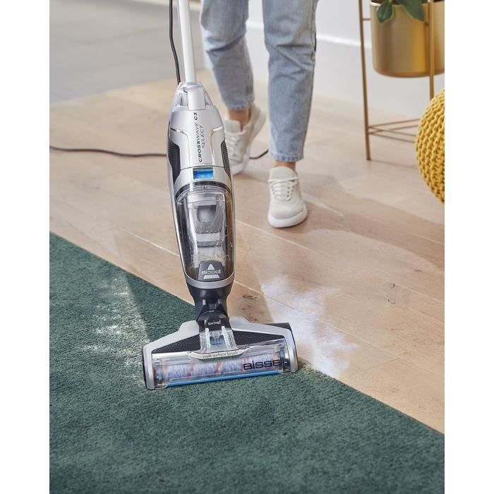 BISSELL CrossWave C3 Select 3551N - 3 in 1 Mop Vacuum Cleaner - Multi-Surface Cleaning - Self-Cleaning Cycle - 560W Power