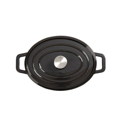 Oval casserole dish - Livoo - MEP129N - Black