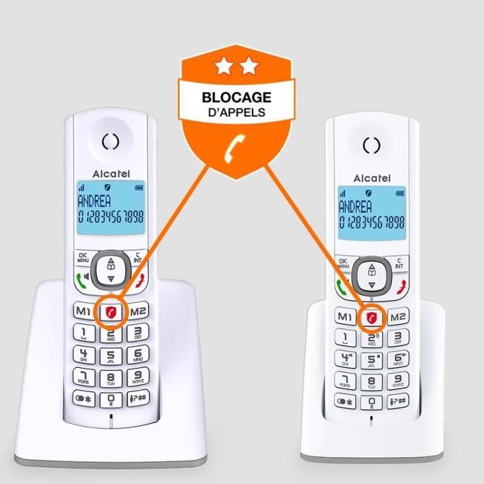 Alcatel F530 blue duo