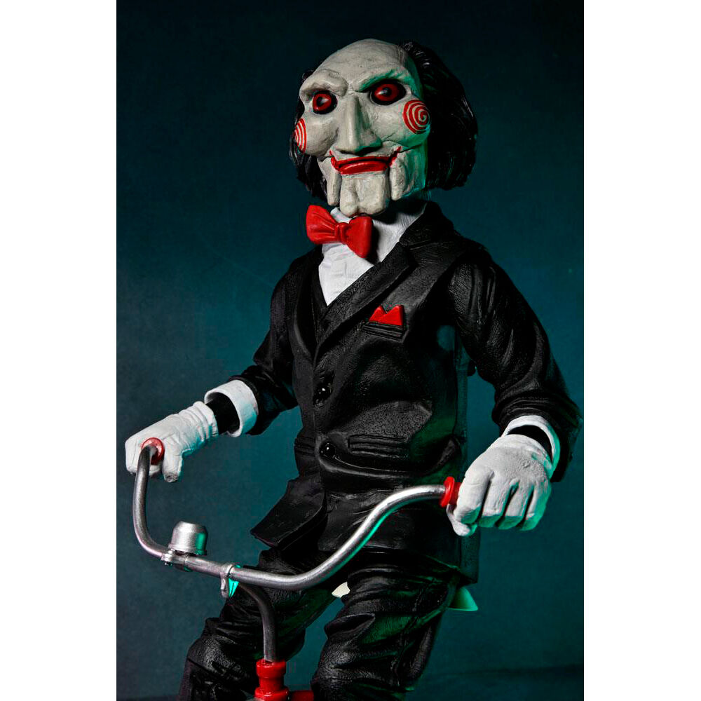 Saw Billy the Puppet on Tricycle figure with sound 33cm