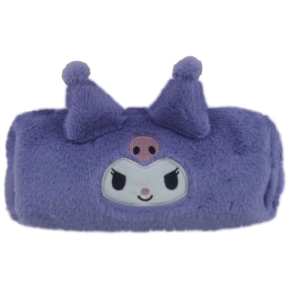 Hello Kitty Kuromi plush pencil case