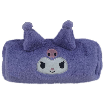 Hello Kitty Kuromi plush pencil case