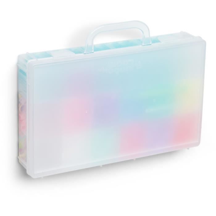 Automatic Rubber Band Bracelet Maker Kit - BANDAI - Rainbow Loom Boutique - Contains 4000 Rubber Bands, Beadmojis...