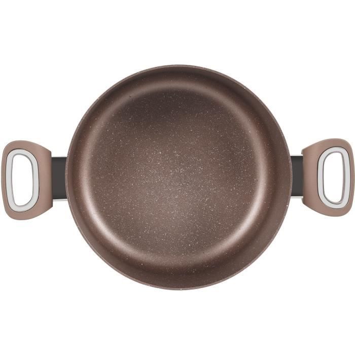 Pot - ARTHUR MARTIN - AM5531 - 28 cm with glass lid - Aluminum - All heat sources including induction