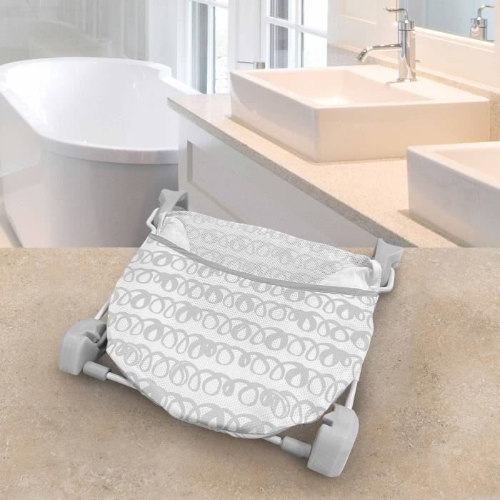 INGENUITY Foldable Baby Bath Seat Grey