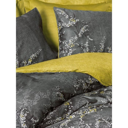 Bedding set - 1 duvet cover 220 x 240 cm + 2 pillowcases 60 x 60 cm - 100% cotton satin - Anthracite