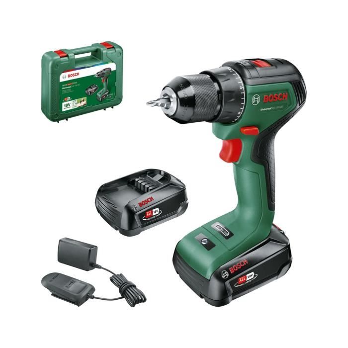 UniversalDrill 18V-60 (2x 2.0Ah) + AL 18V-20 Drill Driver