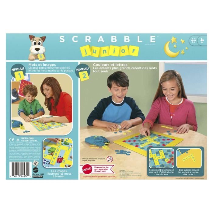 SCRABBLE - Scrabble Junior - Board Game - Help with learning to read and compose words