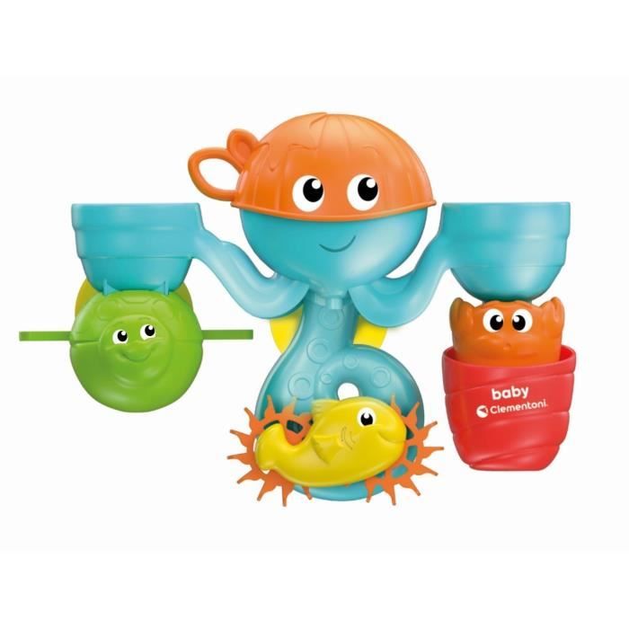 Clementoni - Baby bath toy - My aquatic activity center