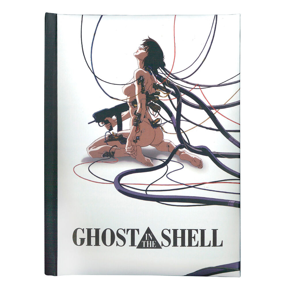 Ghost in the Shell Notebook with light