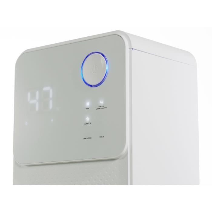 OCEANIC Electric air dehumidifier - Extraction 12 liters / day - Laundry drying - Continuous drainage - LED display